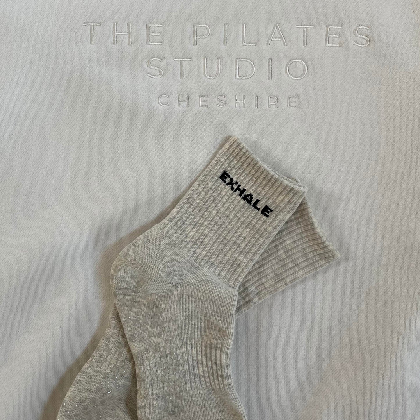 Inhale/Exhale Grip Socks