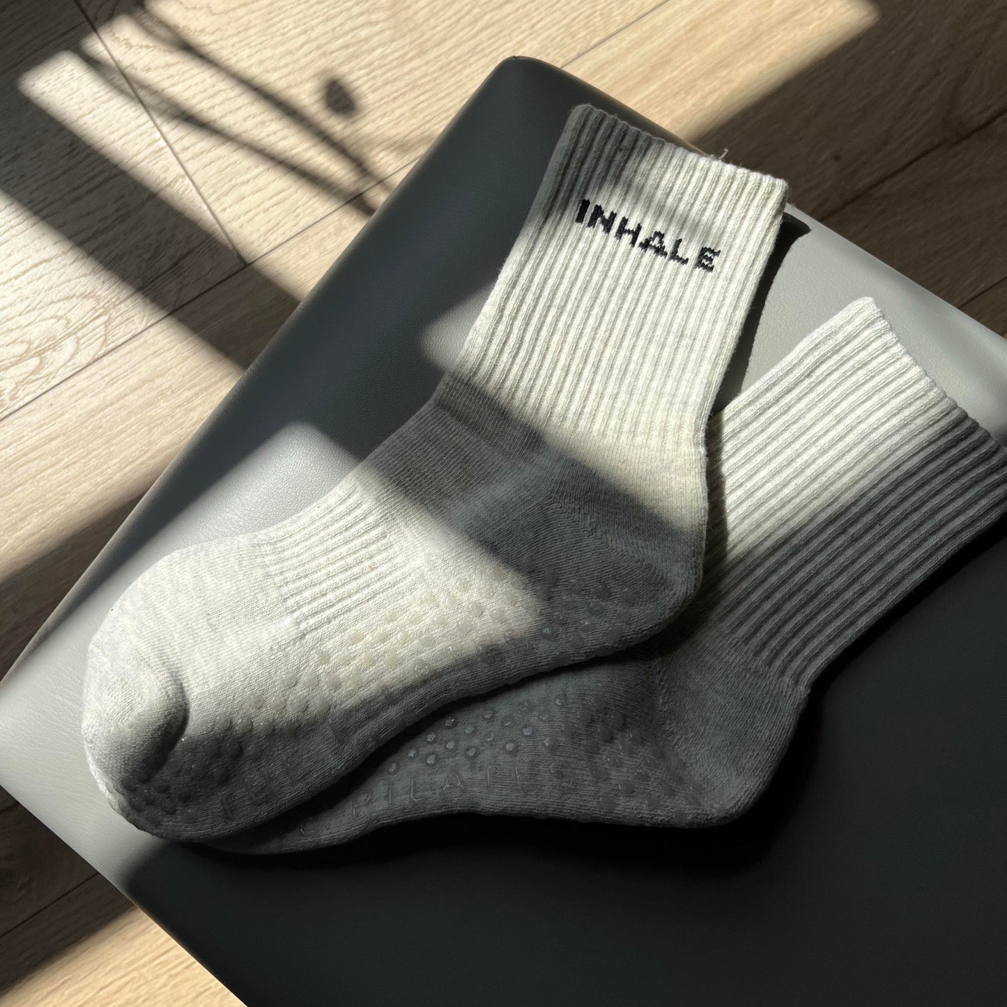 Inhale/Exhale Grip Socks