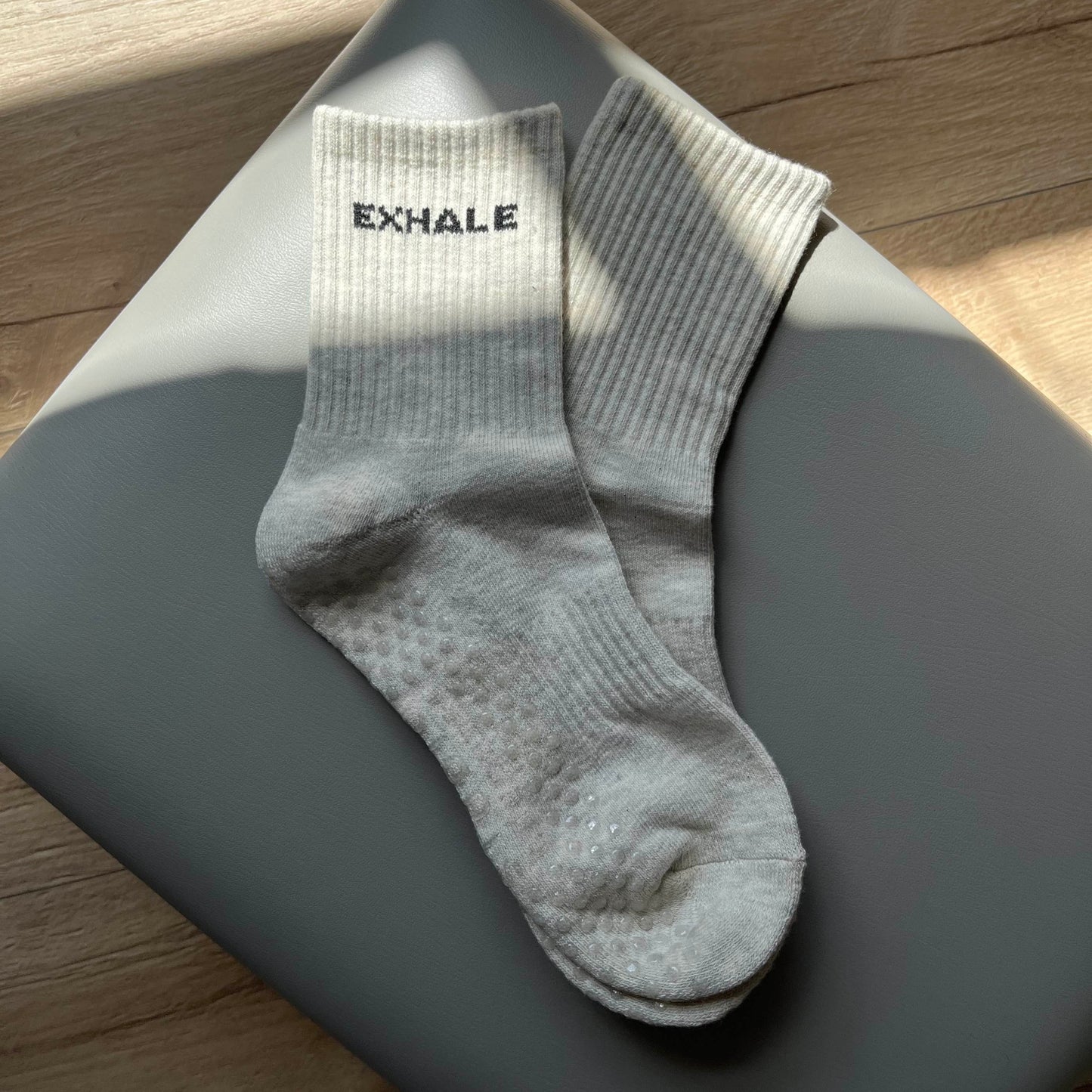 Inhale/Exhale Grip Socks