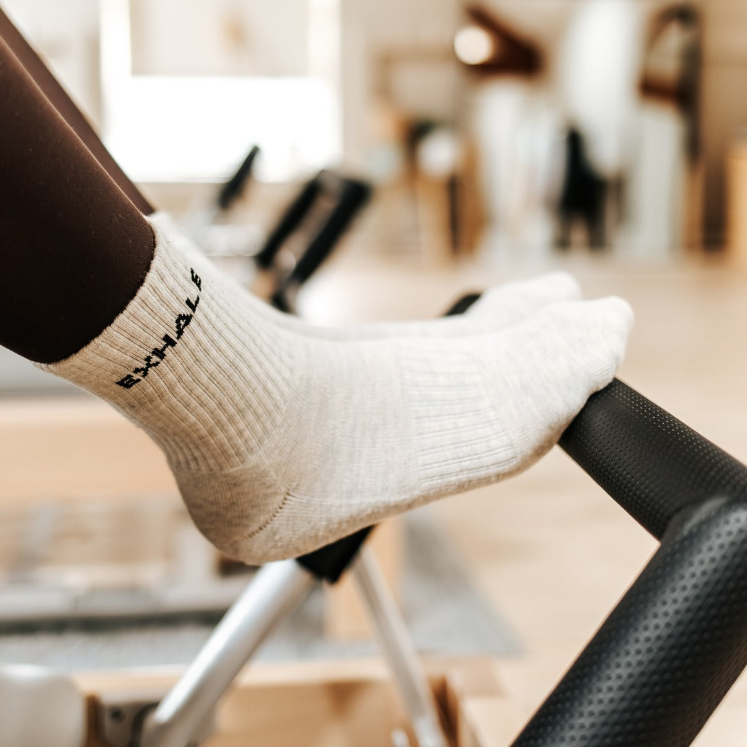 Inhale/Exhale Grip Socks