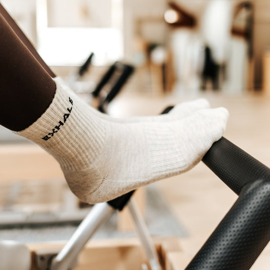Inhale/Exhale Grip Socks