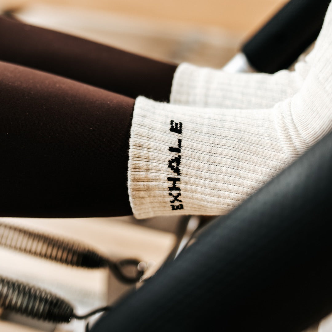 Inhale/Exhale Grip Socks